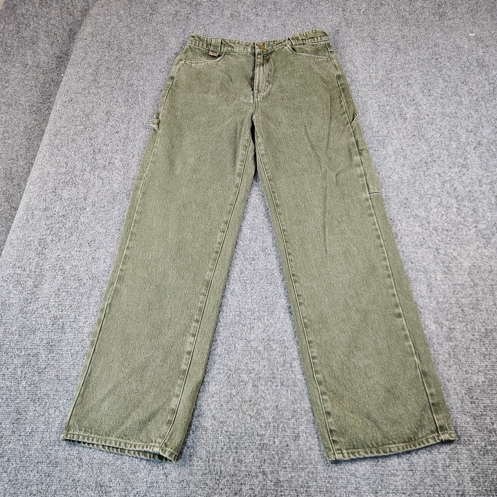 Roark Open Roads Open Minds Carpenter Jeans Mens 28 Olive Green Utility Pants